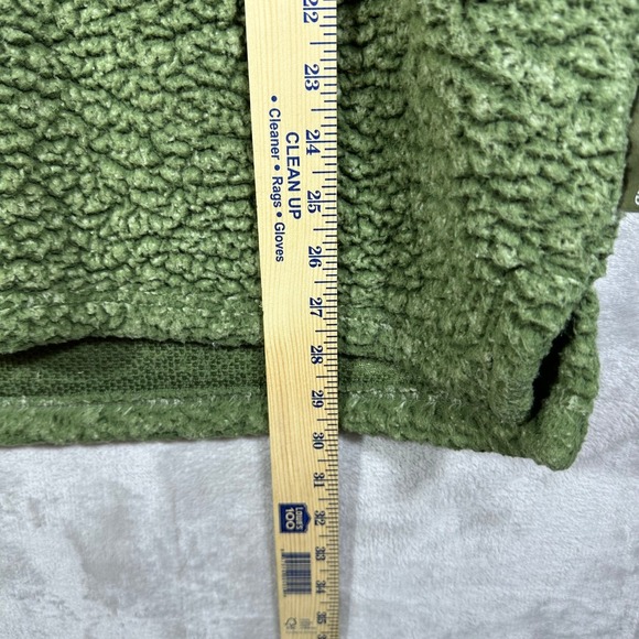 Ole Miss Rebels Green Sherpa Fleece Pullover Sweater‎ Men's L Live Oak Brand - Picture 7 of 8